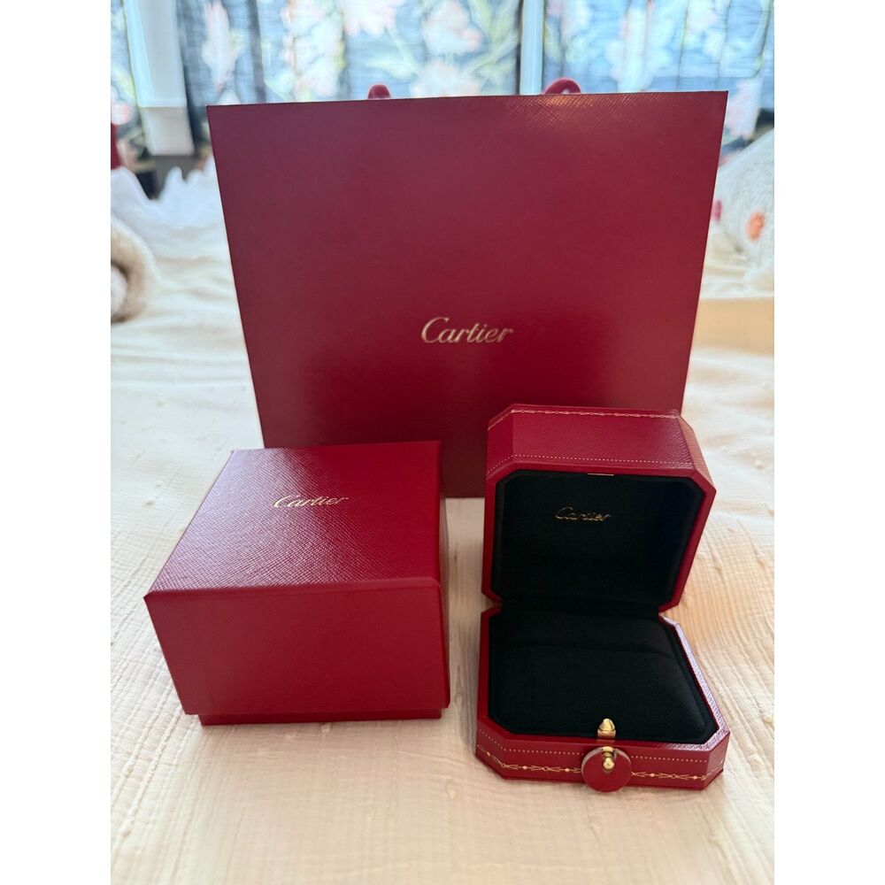 Cartier LOVE Ring Packaging Box and Bag Set